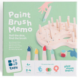 KOLOROWE PĘDZLE drewniana gra pamięciowa BS Toys 4+