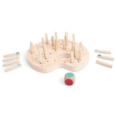 KOLOROWE PĘDZLE drewniana gra pamięciowa BS Toys 4+