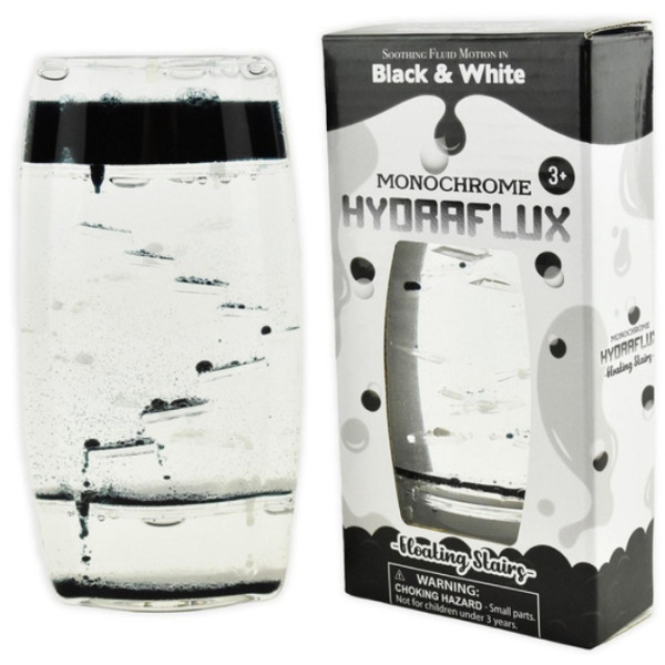 KLEPSYDRA ŻELOWA czarno-biały płynny timer sensoryczny 5+