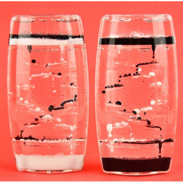 KLEPSYDRA ŻELOWA czarno-biały płynny timer sensoryczny 5+