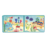 PRZYJACIELE POD WODĄ książeczka do kąpieli z 3 psikawkami JANOD 10m+