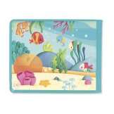 PRZYJACIELE POD WODĄ książeczka do kąpieli z 3 psikawkami JANOD 10m+