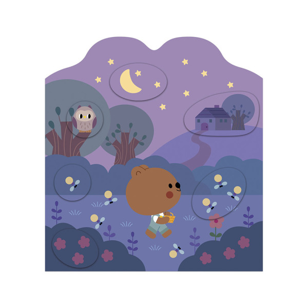 LAS książeczka do wyklejania z naklejkami JANOD 18m+