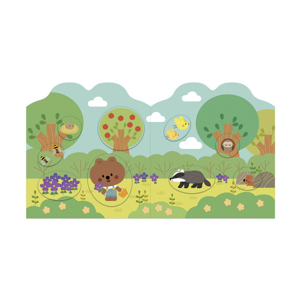 LAS książeczka do wyklejania z naklejkami JANOD 18m+