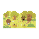 LAS książeczka do wyklejania z naklejkami JANOD 18m+