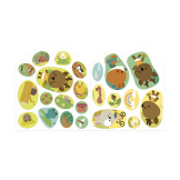 LAS książeczka do wyklejania z naklejkami JANOD 18m+