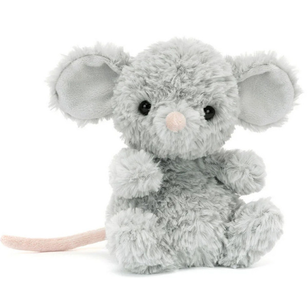 MILUTKA MYSZKA szara przytulanka Yummy Mouse 15 cm Jellycat 0+
