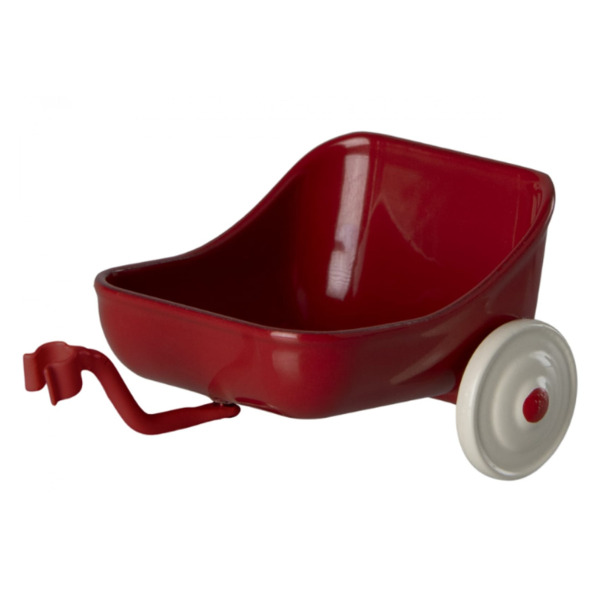 METALOWA PRZYCZEPKA do rowerku trójkołowego Red Maileg 3+