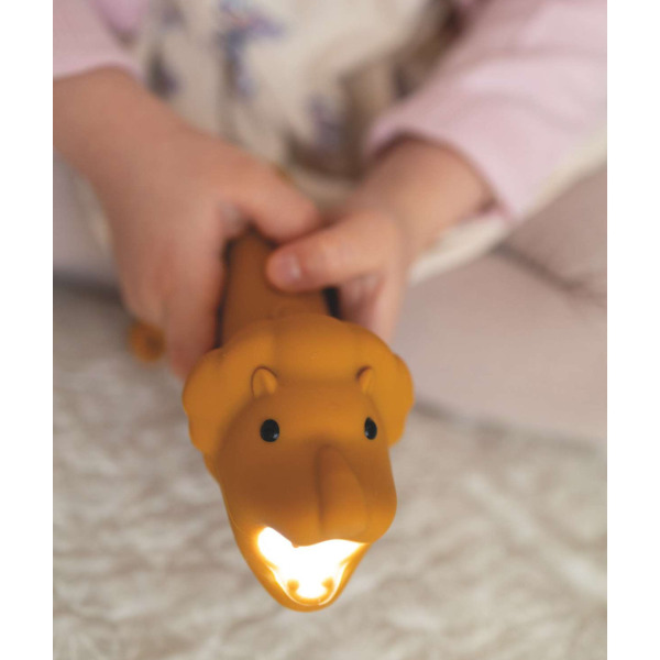 LEW silikonowa latarka LEO LED z akumulatorem