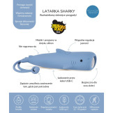 REKIN silikonowa latarka SHARKY LED z akumulatorem