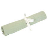 OTULACZ MUŚLINOWY 120x120 cm Pure Sage Little Dutch 0+