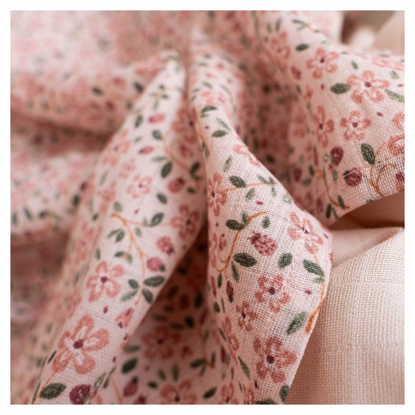 OTULACZ MUŚLINOWY 120x120 cm Fairy Floral Little Dutch 0+