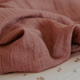 OTULACZ MUŚLINOWY 120x120 cm Pure Pink Fairy Blossom Little Dutch 0+