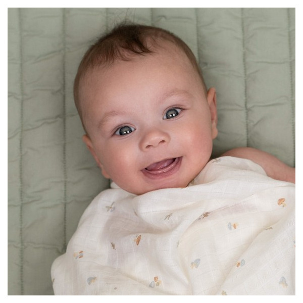 OTULACZ MUŚLINOWY 120x120 cm Forest Treasures Little Dutch 0+