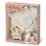 ZESTAW UBRANEK dla lalek niemowląt stylizacja ze spodniami na szelkach 35 cm LullaBaby 2+