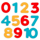 MAGNETYCZNE LITERKI I CYFERKI w drewnianej skrzyneczce, z TABLICĄ do pisania kredą B.TOYS 3+