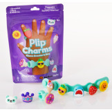 BIŻUTERIA PLIP CHARMS zestaw turkusowy bransoletka, pierścionek i 8 charmsów Fat Brain Toy 4+