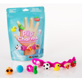 BIŻUTERIA PLIP CHARMS zestaw różowy bransoletka, pierścionek i 8 charmsów Fat Brain Toy 4+