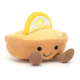 WESOŁA TARTA CYTRYNOWA przytulanka ciasteczko 11 cm Amuseable Jellycat 0+