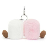 Wesołe Pianki Marshmallow zawieszka breloczek Amuse 15 cm Jellycat 12m+
