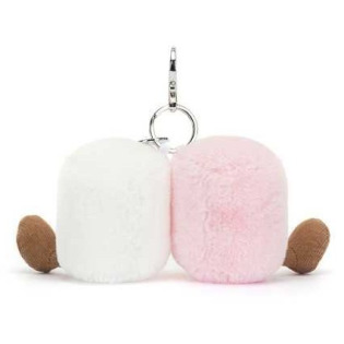 Wesołe Pianki Marshmallow zawieszka breloczek Amuse 15 cm Jellycat 12m+