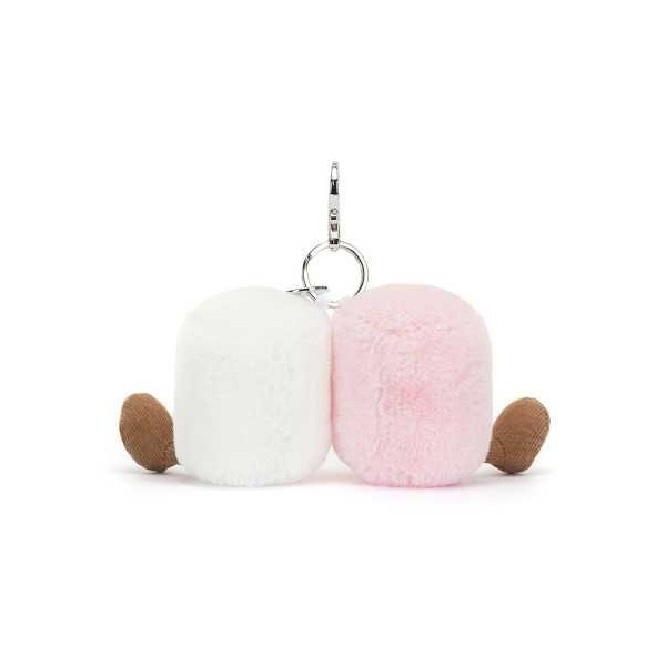 Wesołe Pianki Marshmallow zawieszka breloczek Amuse 15 cm Jellycat 12m+