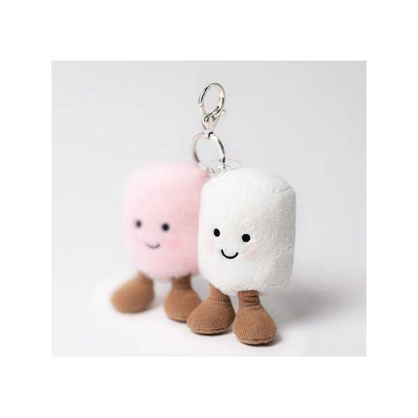 Wesołe Pianki Marshmallow zawieszka breloczek Amuse 15 cm Jellycat 12m+