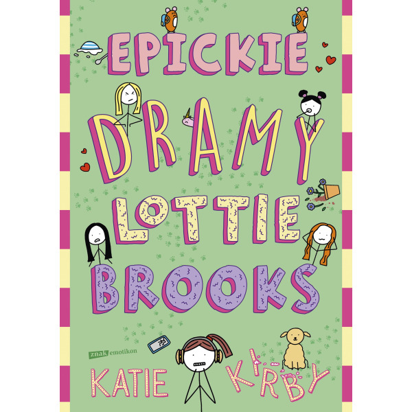 Epickie dramy Lottie Brooks książka Katie Kirby Wyd. Znak