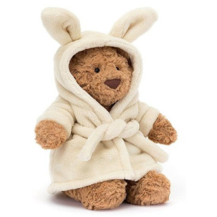MIŚ BARTŁOMIEJ W SZLAFROKU przytulanka 26 cm Jellycat 0+