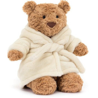 MIŚ BARTŁOMIEJ W SZLAFROKU przytulanka 26 cm Jellycat 0+