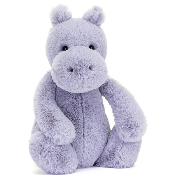 NIEŚMIAŁY HIPOPOTAM fioletowa przytulanka Bashful 31 cm Jellycat 0+