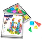 TRAVEL klocki magnetyczne microMAGS zestaw XL 55 el. Magna-Tiles 3+