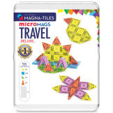 TRAVEL klocki magnetyczne microMAGS zestaw XL 55 el. Magna-Tiles 3+