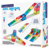 RAIL RACERS klocki magnetyczne zestaw 33 el. Magna-Tiles 3+
