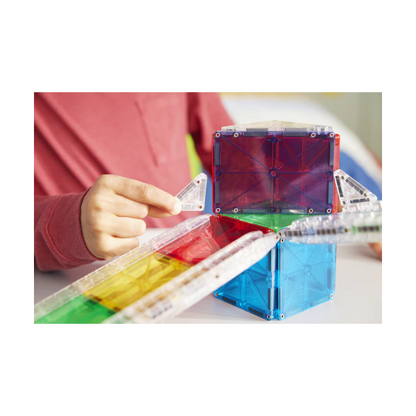 RAIL RACERS klocki magnetyczne zestaw 33 el. Magna-Tiles 3+