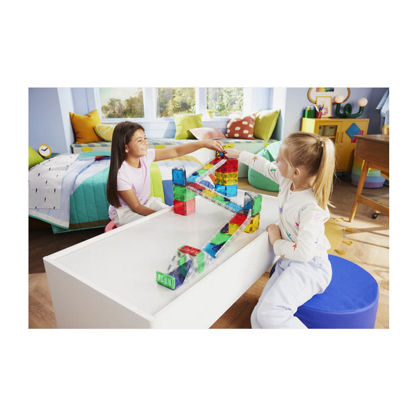 RAIL RACERS klocki magnetyczne zestaw XL 90 el. Magna-Tiles 3+