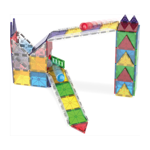 RAIL RACERS klocki magnetyczne zestaw XL 90 el. Magna-Tiles 3+