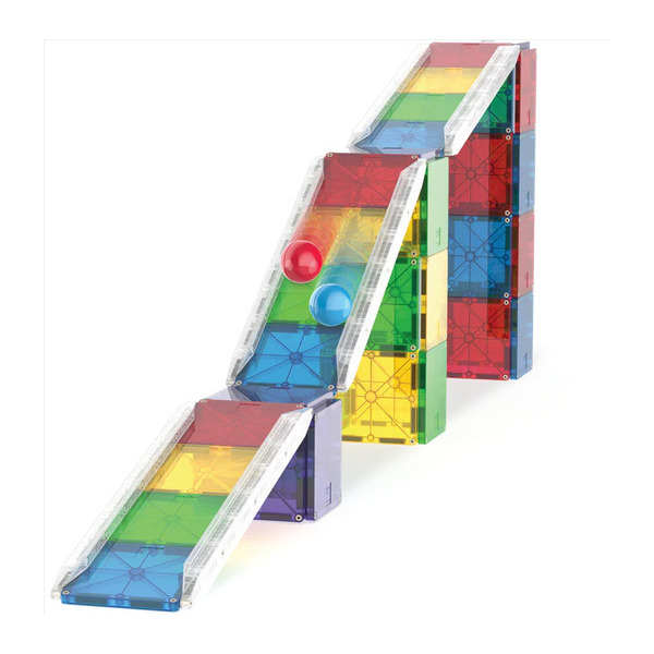RAIL RACERS klocki magnetyczne zestaw XL 90 el. Magna-Tiles 3+