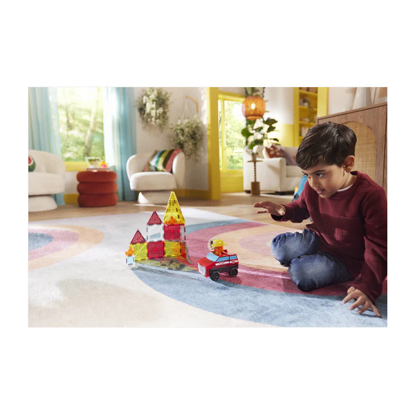 FIRE RESCUE klocki magnetyczne zestaw 27 el. Magna-Tiles 3+