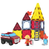 FIRE RESCUE klocki magnetyczne zestaw 27 el. Magna-Tiles 3+