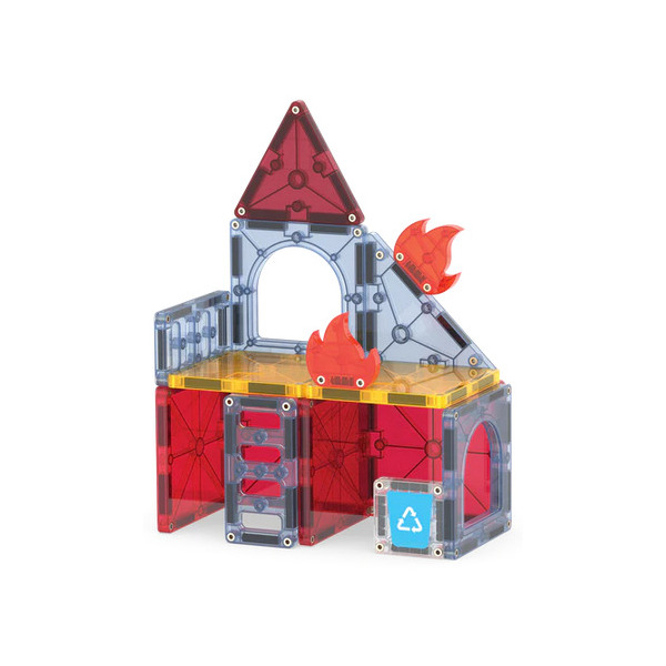 FIRE RESCUE klocki magnetyczne zestaw 27 el. Magna-Tiles 3+
