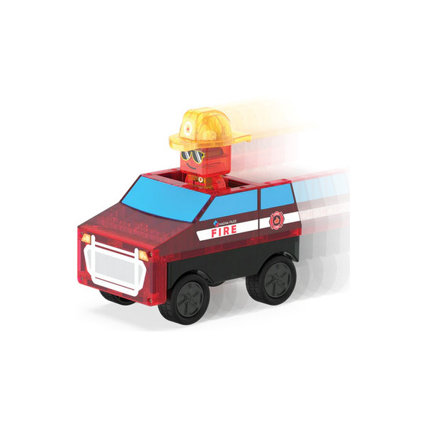 FIRE RESCUE klocki magnetyczne zestaw 27 el. Magna-Tiles 3+