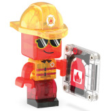 FIRE RESCUE klocki magnetyczne zestaw 27 el. Magna-Tiles 3+