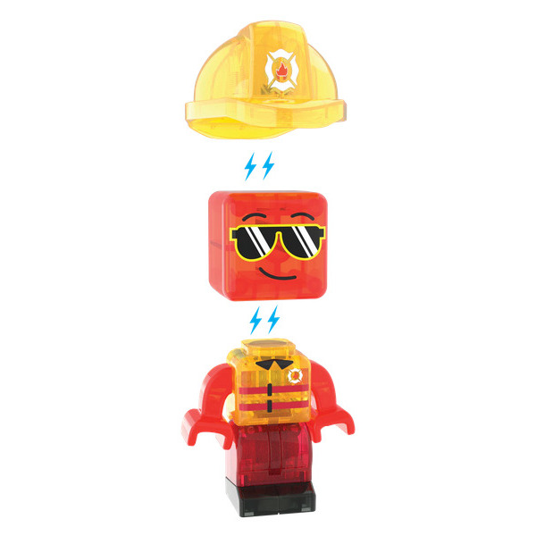 FIRE RESCUE klocki magnetyczne zestaw 27 el. Magna-Tiles 3+