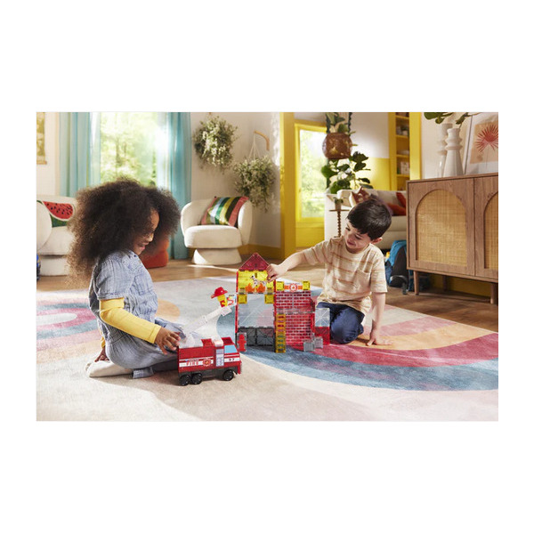 FIRE STATION klocki magnetyczne zestaw 50 el. Magna-Tiles 3+