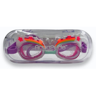 TĘCZA Z GWIAZDKAMI okulary do pływania dla dzieci Aqua2ude 3+