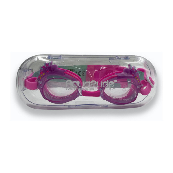 KONIK MORSKI okulary do pływania dla dzieci róż Aqua2ude 3+