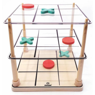 KÓŁKO I KRZYŻYK gra logiczna wersja 3D Svoora 6+