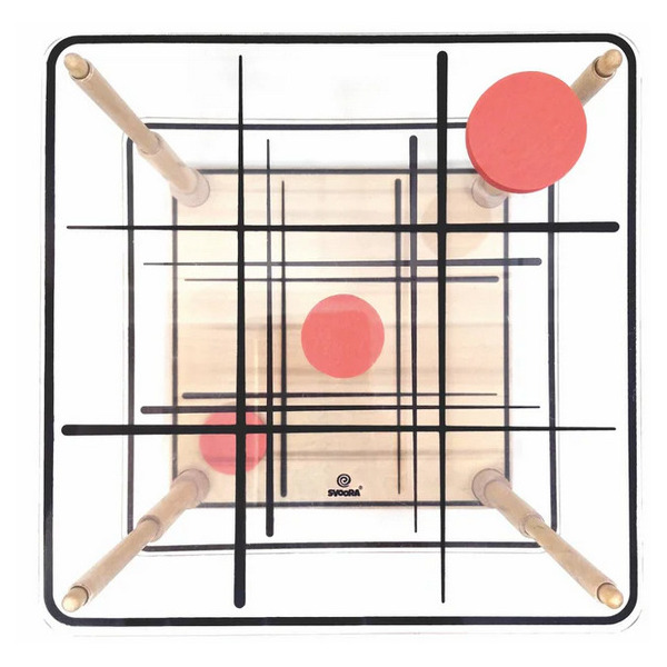 KÓŁKO I KRZYŻYK gra logiczna wersja 3D Svoora 6+