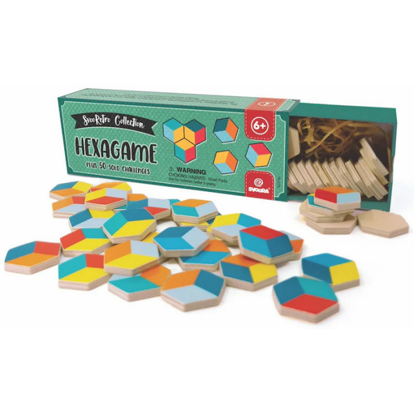 HEXAGAME drewniana układanka dopasowanka wersja SvooRetro Svoora 6+